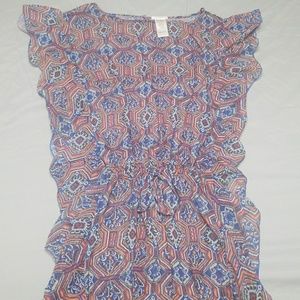 Jessica Simpson sheer cover up